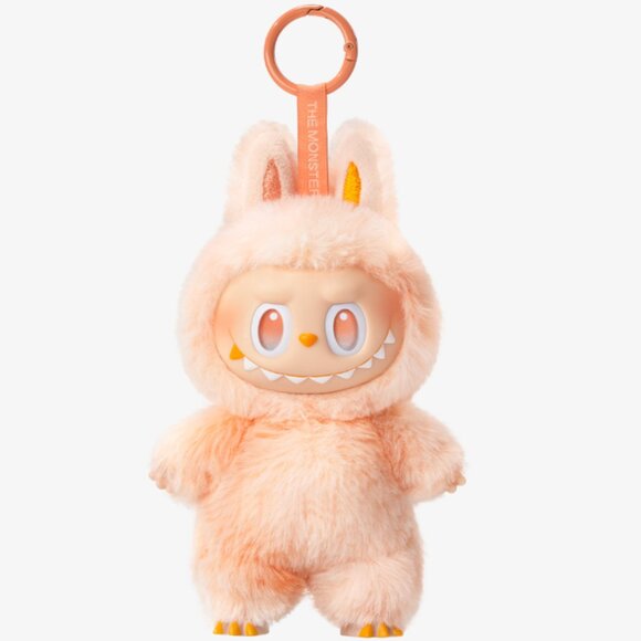 Authentic Pop Mart Monsters Big Into Energy Labubu Plush Happiness Sealed - Picture 1 of 11